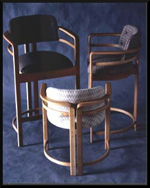 Three custom chairs